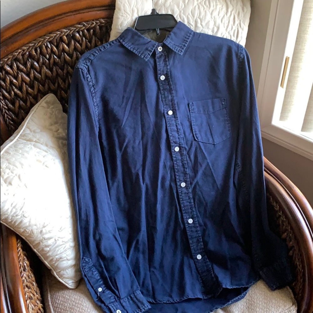 Dark Blue Aéropostale Flannel